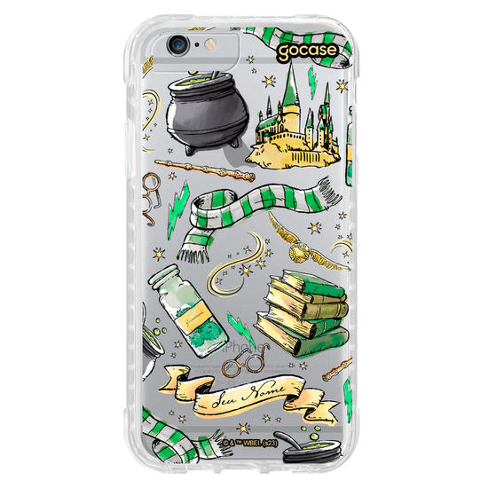 Capinha para celular Harry Potter - Slytherin Color