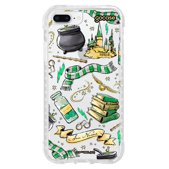 Capinha para celular Harry Potter - Slytherin Color