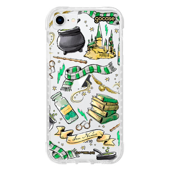 Capinha para celular Harry Potter - Slytherin Color