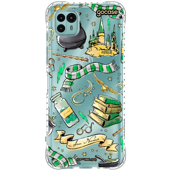 Capinha para celular Harry Potter - Slytherin Color