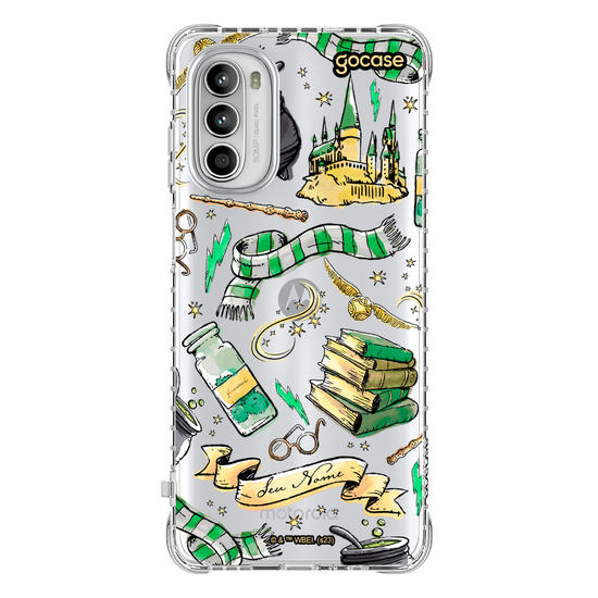 Capinha para celular Harry Potter - Slytherin Color
