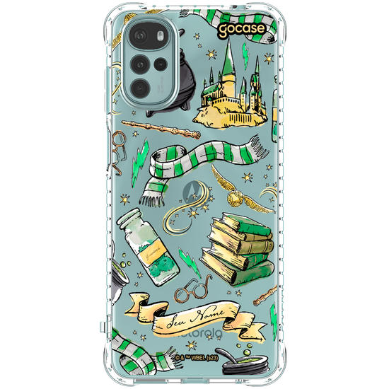 Capinha para celular Harry Potter - Slytherin Color