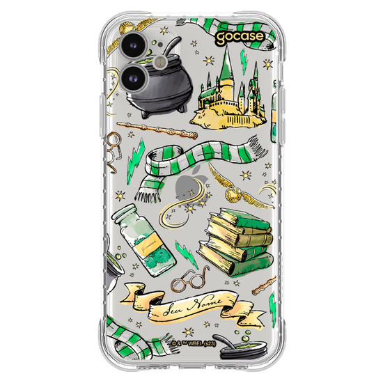 Capinha para celular Harry Potter - Slytherin Color