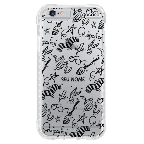 Capinha para celular Harry Potter - Quidditch Black