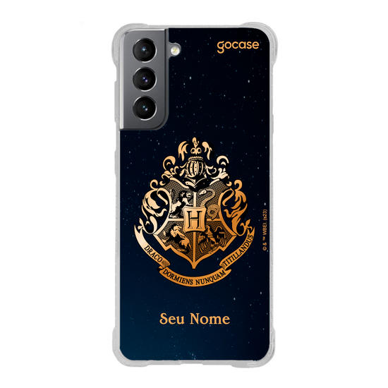 Capinha para celular Harry Potter - Hogwarts Gold