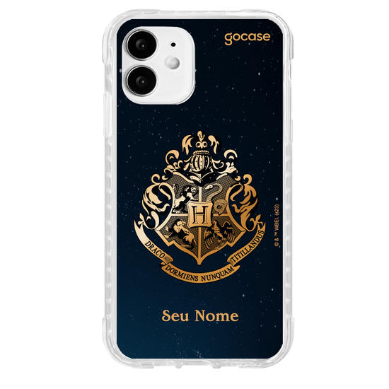 Capinha para celular Harry Potter - Hogwarts Gold