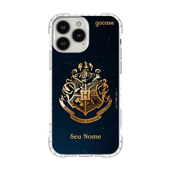 Capinha para celular Harry Potter - Hogwarts Gold