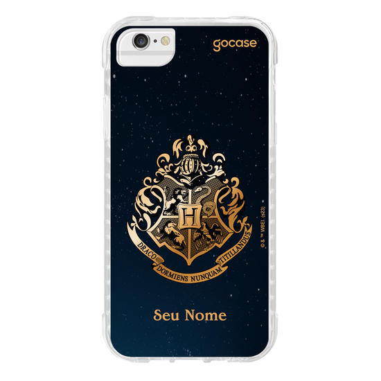 Capinha para celular Harry Potter - Hogwarts Gold