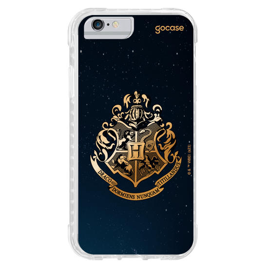 Capinha para celular Harry Potter - Hogwarts Gold