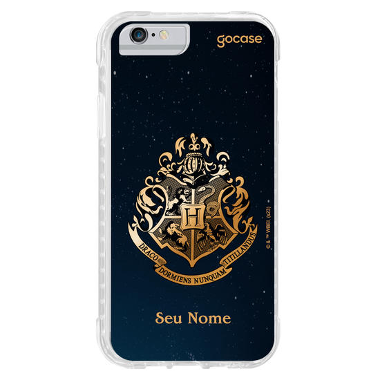Capinha para celular Harry Potter - Hogwarts Gold