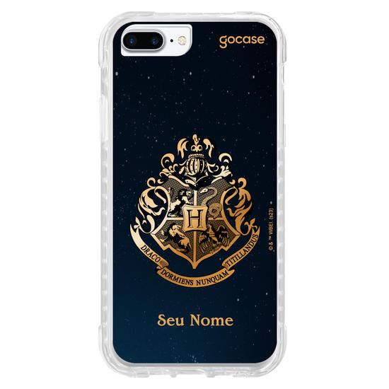 Capinha para celular Harry Potter - Hogwarts Gold