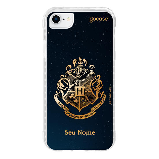 Capinha para celular Harry Potter - Hogwarts Gold