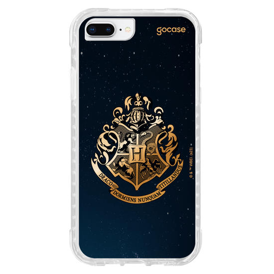 Capinha para celular Harry Potter - Hogwarts Gold