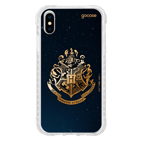 Capinha para celular Harry Potter - Hogwarts Gold