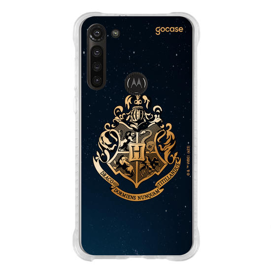 Capinha para celular Harry Potter - Hogwarts Gold