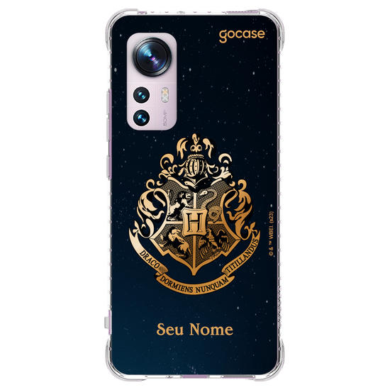Capinha para celular Harry Potter - Hogwarts Gold
