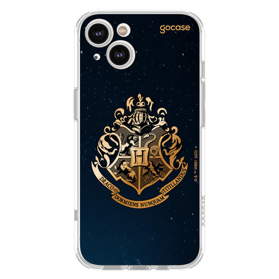 Capinha para celular Harry Potter - Hogwarts Gold