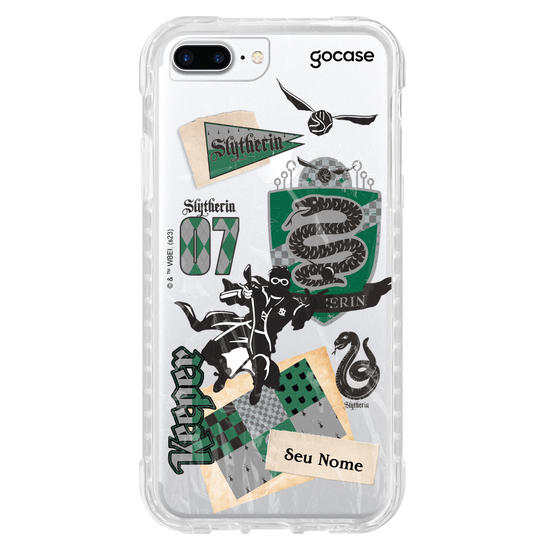 Capinha para celular Harry Potter - Sonserina Patches