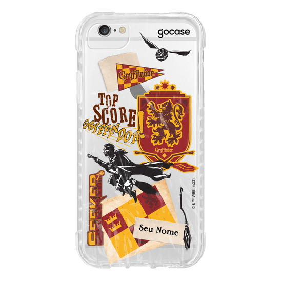 Capinha para celular Harry Potter - Grifinória Patches