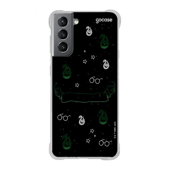 Capinha para celular Harry Potter - Sonserina Pattern