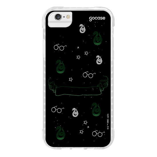 Capinha para celular Harry Potter - Sonserina Pattern