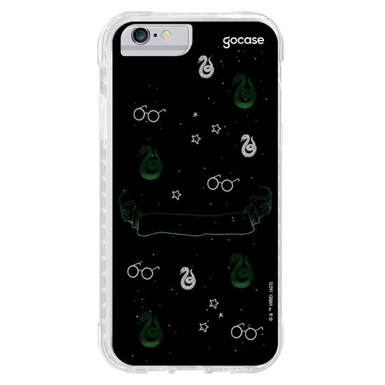 Capinha para celular Harry Potter - Sonserina Pattern