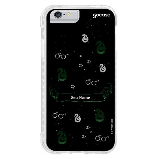 Capinha para celular Harry Potter - Sonserina Pattern