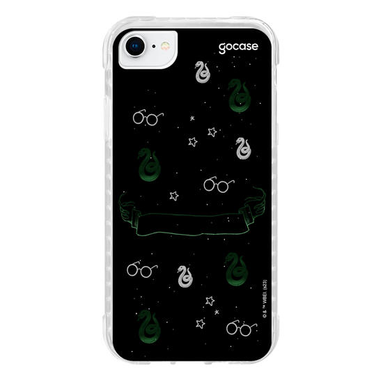 Capinha para celular Harry Potter - Sonserina Pattern