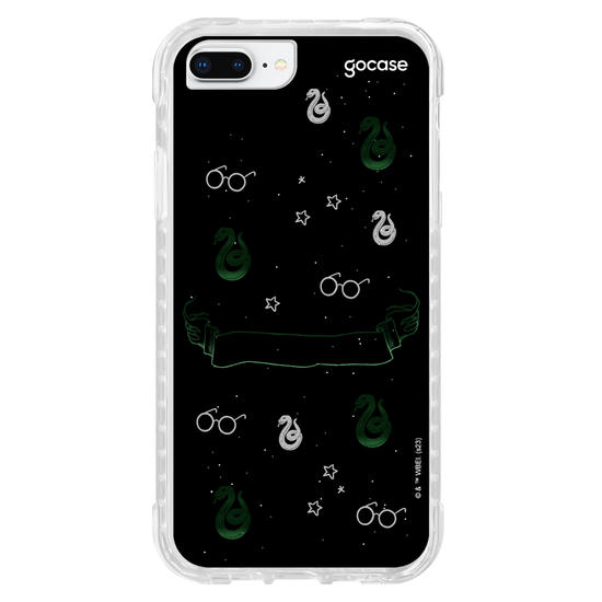 Capinha para celular Harry Potter - Sonserina Pattern