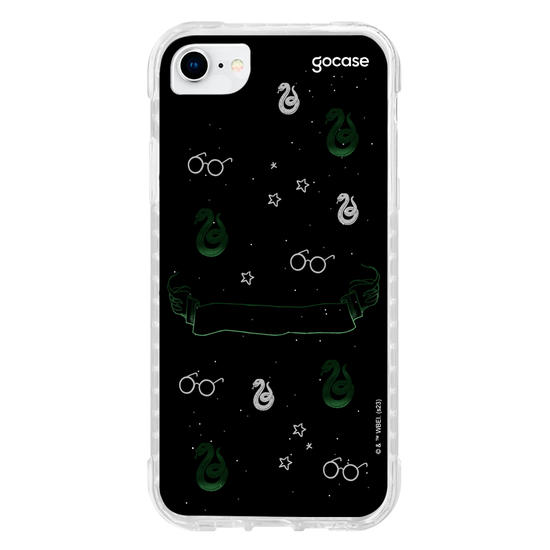 Capinha para celular Harry Potter - Sonserina Pattern