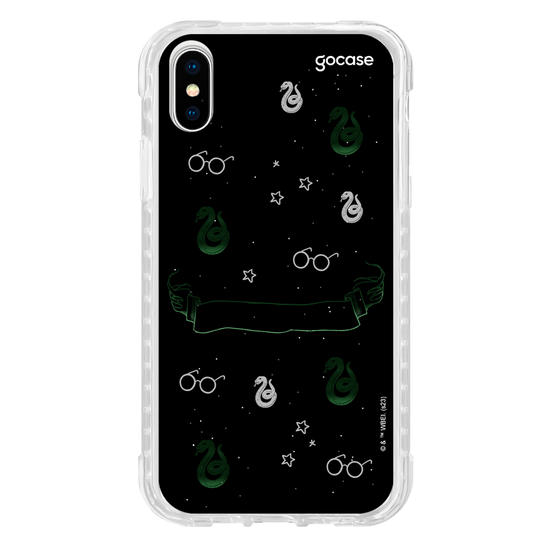 Capinha para celular Harry Potter - Sonserina Pattern