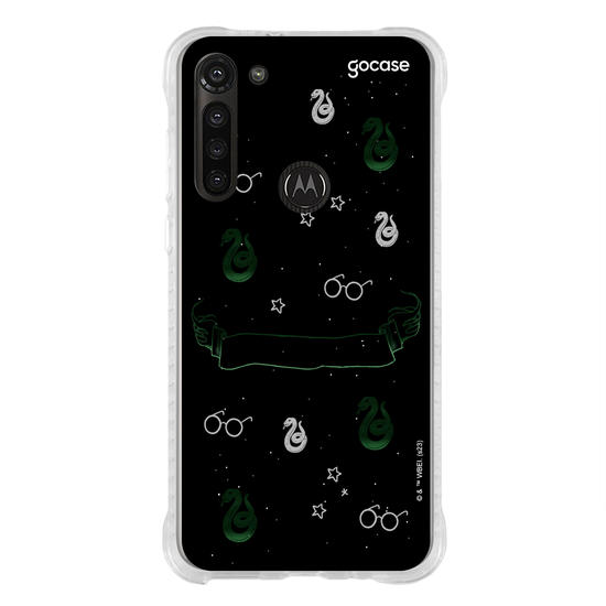 Capinha para celular Harry Potter - Sonserina Pattern