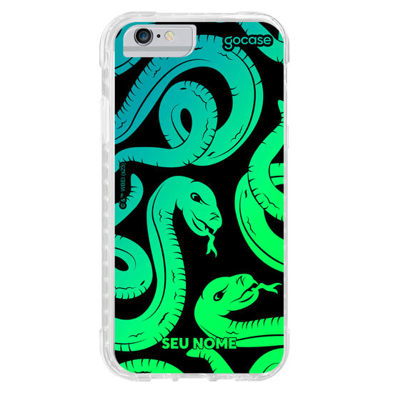 Capinha para celular Harry Potter - Degradê Sonserina