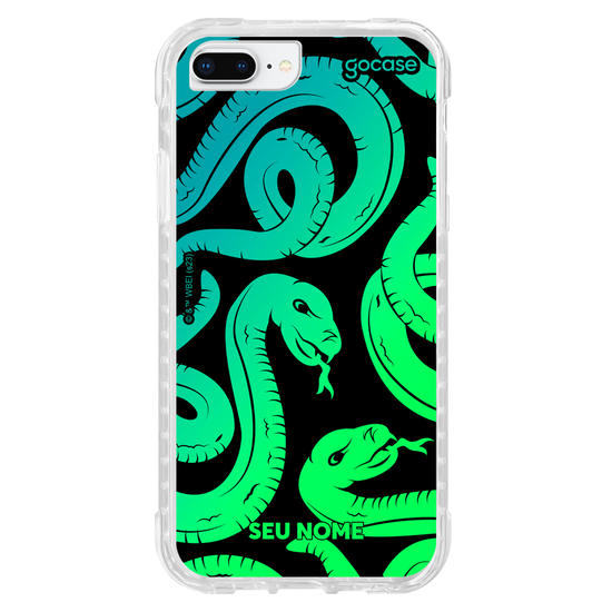 Capinha para celular Harry Potter - Degradê Sonserina