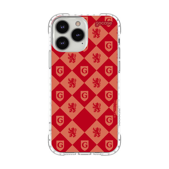 Capinha para celular Harry Potter - Escudo Pattern Grifinória
