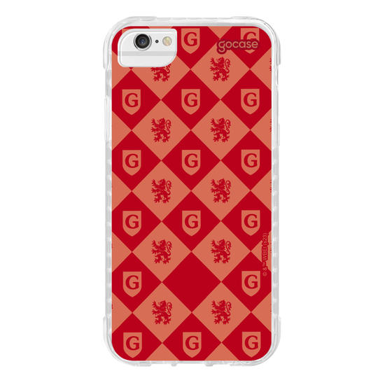 Capinha para celular Harry Potter - Escudo Pattern Grifinória