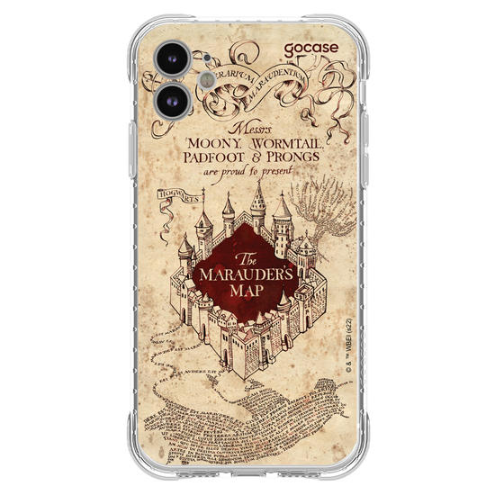 Capinha para celular Harry Potter - Mapa do Maroto