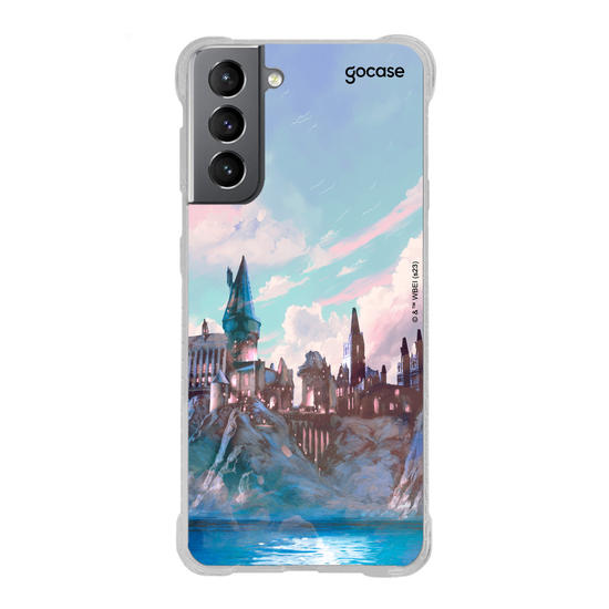 Capinha para celular Harry Potter - Painting of Hogwarts