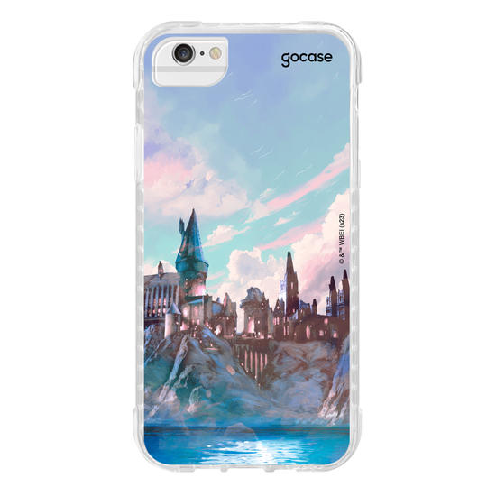 Capinha para celular Harry Potter - Painting of Hogwarts