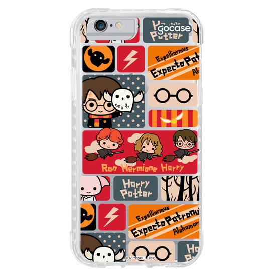 Capinha para celular Harry Potter - Harry e Amigos Comics 