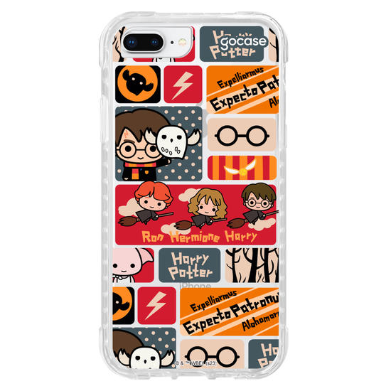 Capinha para celular Harry Potter - Harry e Amigos Comics 