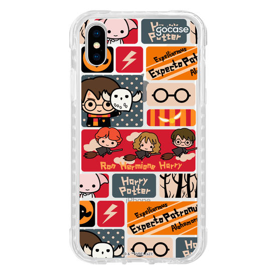 Capinha para celular Harry Potter - Harry e Amigos Comics 