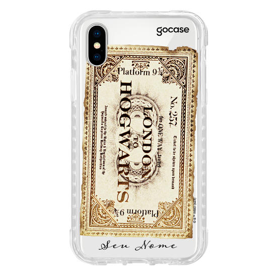 Capinha para celular Harry Potter - Ticket para Hogwarts