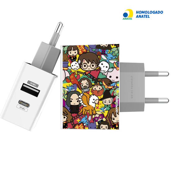 Carregador Turbo Power 18W Gocase - Iphone / Android - Harry Potter - Cute