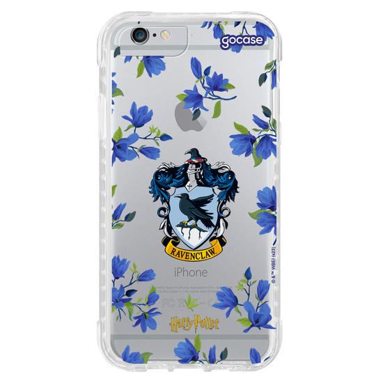 Capinha para celular  Ravenclaw Flowers