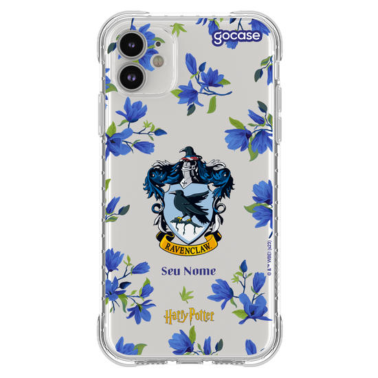 Capinha para celular  Ravenclaw Flowers