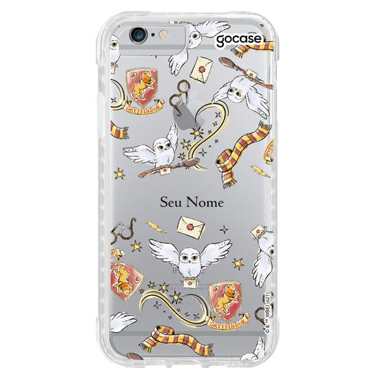 Capinha para celular Harry Potter - Itens Grifinória Clean