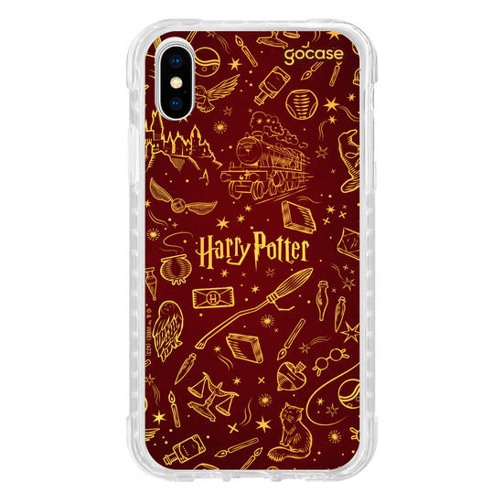 Capinha para celular  Harry Potter - Hogwarts Stickers Natalinos