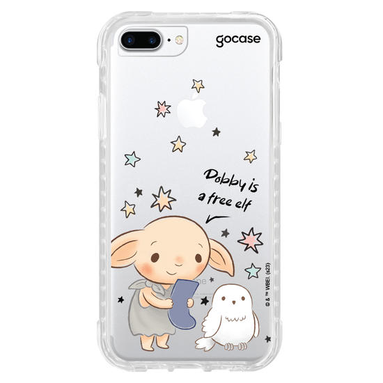 Capinha para celular  Harry Potter - Dobby & Hegwid