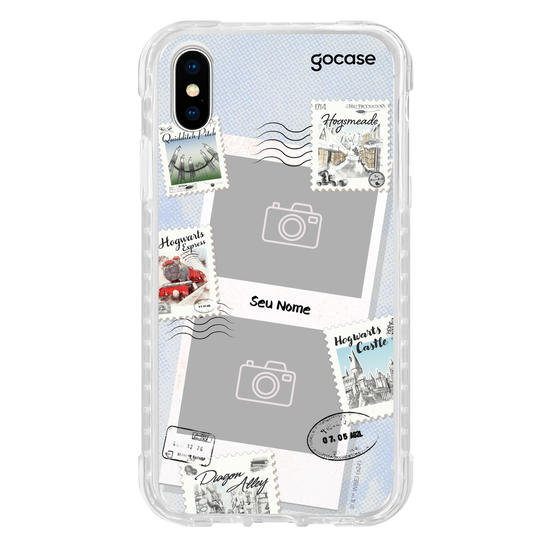 Capinha para celular Harry Potter - Selos de Hogwarts